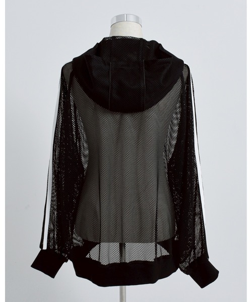 『REFLEM/レフレム』メッシュラインハイネックパーカー REFLEM（レフレム）の「『REFLEM/レフレム』メッシュライン