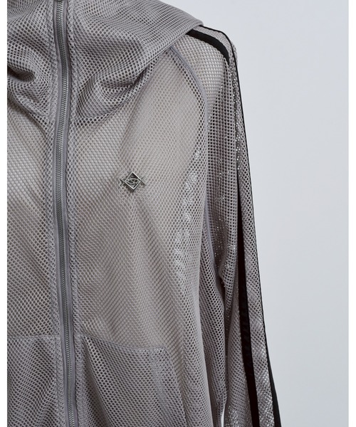 REFLEM/レフレム』メッシュラインハイネックパーカー（パーカー