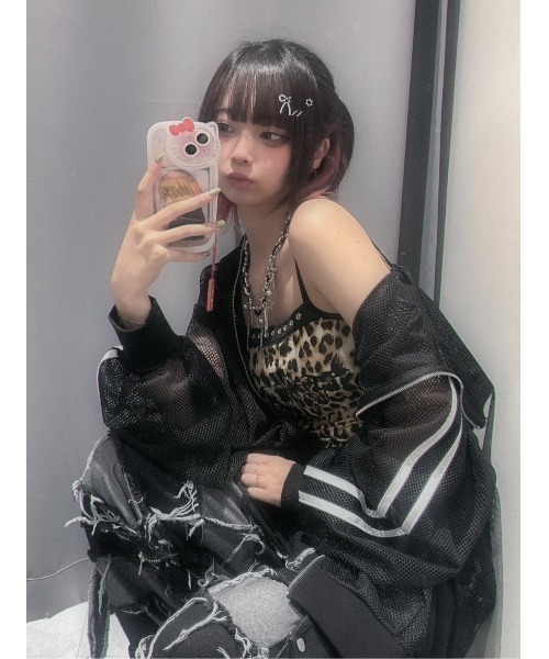 REFLEM/レフレム』メッシュラインハイネックパーカー(パーカー REFLEM/レフレム』メッシュラインハイネックパーカー(パーカー