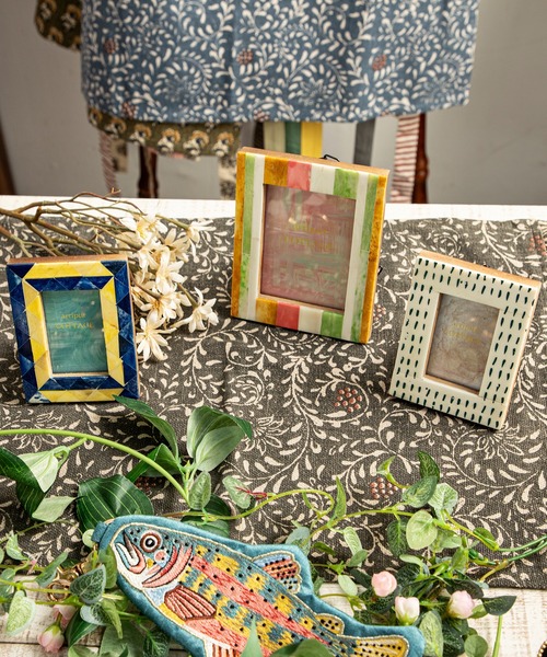 MILLION CARATS(ミリオンカラッツ)の「毎日の食卓をちょっと特別に演出するアンティーク調ランチョンマット(ランチョンマット/テーブルウェア・レディース・ピンク/カーキ/グレー/ブルー・FREE)」の11枚目の写真