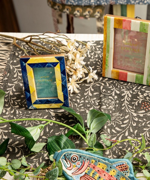 MILLION CARATS(ミリオンカラッツ)の「毎日の食卓をちょっと特別に演出するアンティーク調ランチョンマット(ランチョンマット/テーブルウェア・レディース・ピンク/カーキ/グレー/ブルー・FREE)」の12枚目の写真