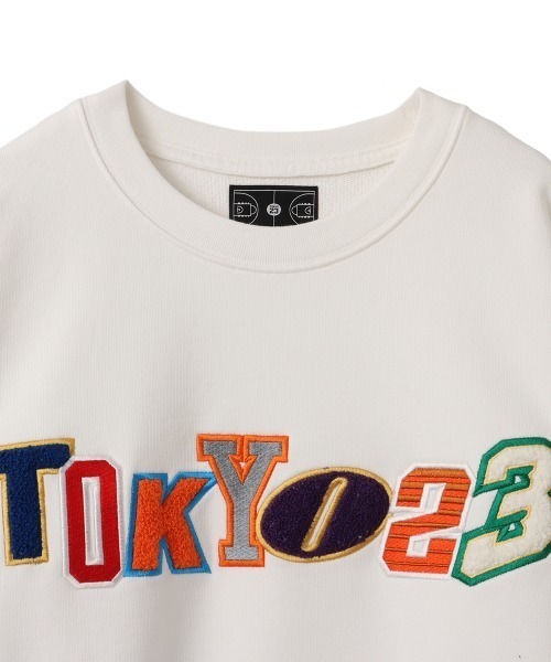 TOKYO 23(トウキョウニジュウサン)の「TOKYO 23 EMBROIDERY SWEATSHIRT / トウキョウ23 エンブロイダリー スウェットシャツ(スウェット・メンズ・ブラック/ホワイト・M/L/XL/XXL)」の7枚目の写真