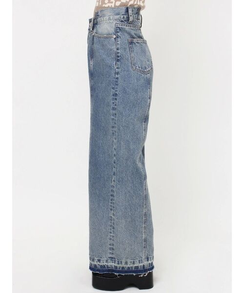 MURUA(ムルーア)の「パターンヴィンテージライクワイドデニム(デニムパンツ・レディース・その他1/ブラック・1/2)」の13枚目の写真