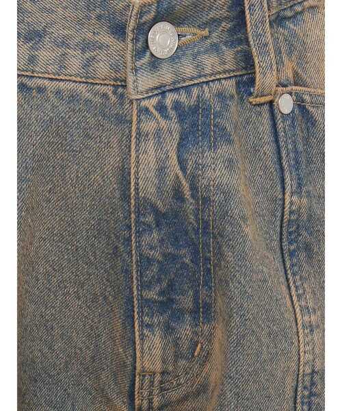 MURUA(ムルーア)の「パターンヴィンテージライクワイドデニム(デニムパンツ・レディース・その他1/ブラック・1/2)」の4枚目の写真