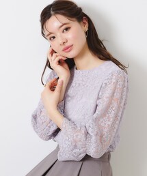 couture brooch | 【一枚で着映える・華やか・通勤】エンブロチュール キャンディーズブラウス(シャツ/ブラウス)