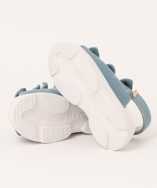 algy(アルジー)の「ALGY リボンモチーフ 厚底サンダル(サンダル・キッズ・ブラック/サックスブルー/ホワイト・20.0cm/21.0cm/22.0cm/23.0cm/24.0cm)」の5枚目の写真