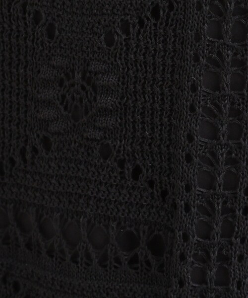 SHOO・LA・RUE(シューラルー)の「かぎ針風パッチワークが大人かわいいニットスカート(スカート・レディース・アイボリー/ベージュ/ブラック・00)」の22枚目の写真