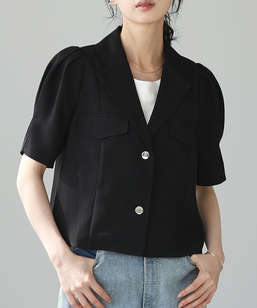 ココディール パフスリーブテーラードジャケット 新品・未使用】COCO