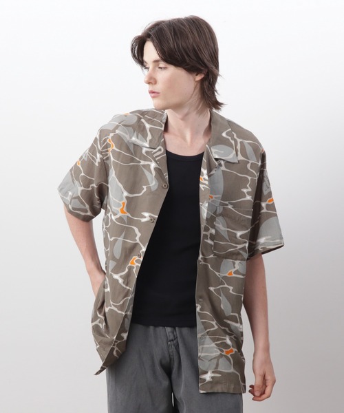 MANASTASH（マナスタッシュ）の「MANASTASH/マナスタッシュ/MHAK LITHUM S/S SHIRTS（シャツ/ブラウス・メンズ・ブラック/グレー/オリーブ・S/M/L/XL）」の3枚目の写真