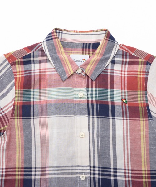 Arnold Palmer（アーノルドパーマー）の「マドラスチェック シャツワンピース（ワンピース・レディース・ブルー/ワイン/イエロー/ベージュ・S/L/M）」の20枚目の写真