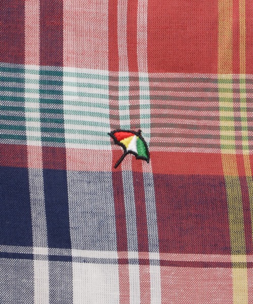 Arnold Palmer（アーノルドパーマー）の「マドラスチェック シャツワンピース（ワンピース・レディース・ブルー/ワイン/イエロー/ベージュ・S/L/M）」の21枚目の写真