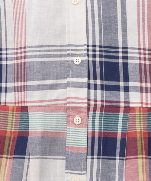 Arnold Palmer（アーノルドパーマー）の「マドラスチェック シャツワンピース（ワンピース・レディース・ブルー/ワイン/イエロー/ベージュ・S/L/M）」の22枚目の写真