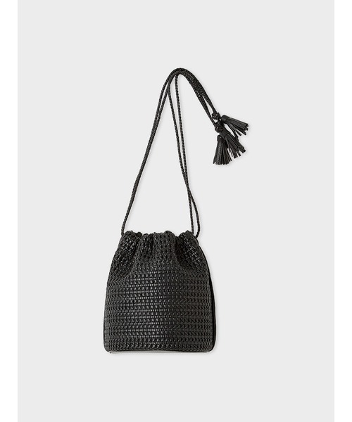 MIESROHE（ミースロエ）の「tassel drawstringﾊﾞｯｸﾞ（ショルダーバッグ・レディース・その他/ブラック/アイボリー・FREE）」の3枚目の写真