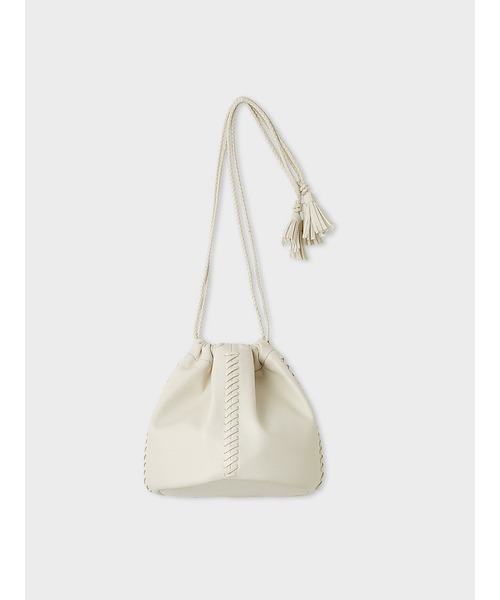 MIESROHE（ミースロエ）の「tassel drawstringﾊﾞｯｸﾞ（ショルダーバッグ・レディース・その他/ブラック/アイボリー・FREE）」の5枚目の写真