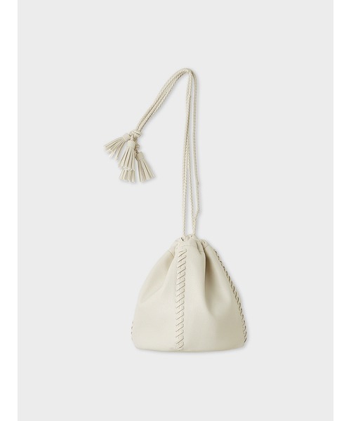 MIESROHE（ミースロエ）の「tassel drawstringﾊﾞｯｸﾞ（ショルダーバッグ・レディース・その他/ブラック/アイボリー・FREE）」の7枚目の写真