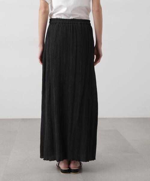 N.（N. Natural Beauty Basic）（エヌエヌナチュラルビューティーベーシック）の「シャドーチェックイージースカート（スカート・レディース・ブラック/レッド・MEDIUM）」の9枚目の写真