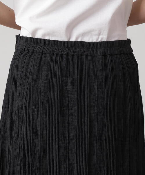 N.（N. Natural Beauty Basic）（エヌエヌナチュラルビューティーベーシック）の「シャドーチェックイージースカート（スカート・レディース・ブラック/レッド・MEDIUM）」の11枚目の写真