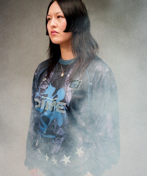 Dime★Patinadores Jersey 長袖 メンズ トップス Shop Dime Patinadores Jersey Long sleeve (violet) online