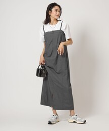 UNIVERSAL OVERALL | 【別注】＜UNIVERSAL OVERALL＞2WAY ベアトップ キャミソールワンピース(ワンピース)
