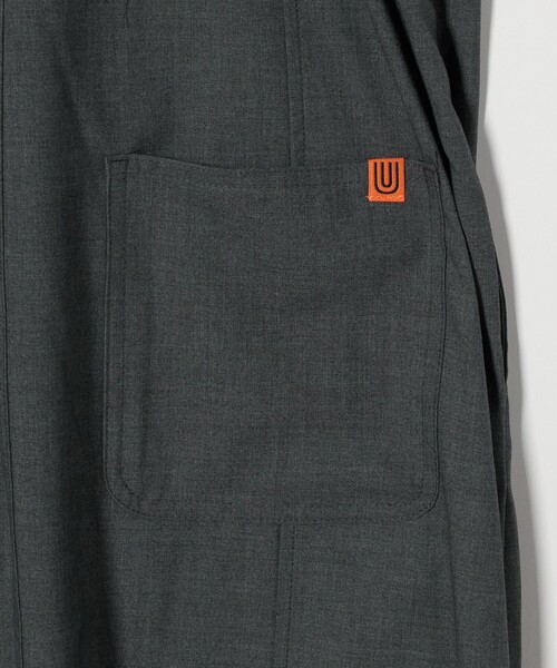 UNIVERSAL OVERALL(ユニバーサルオーバーオール)の「【別注】<UNIVERSAL OVERALL>2WAY ベアトップ キャミソールワンピース(ワンピース・レディース・ブラック/グレー系・FREE)」の17枚目の写真