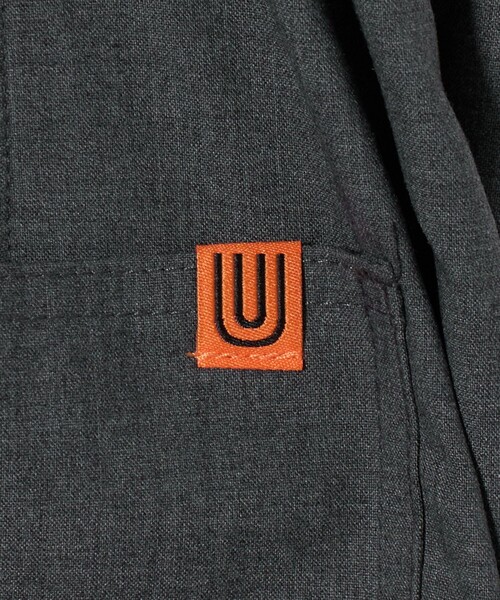 UNIVERSAL OVERALL(ユニバーサルオーバーオール)の「【別注】<UNIVERSAL OVERALL>2WAY ベアトップ キャミソールワンピース(ワンピース・レディース・ブラック/グレー系・FREE)」の18枚目の写真