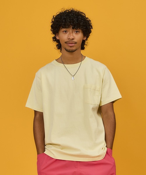 Goodwear(Since1983)(グッドウェア)の「【MADE IN USA】S/S POCKET TEE /ショートスリーブ ポケット ティー(Tシャツ/カットソー・メンズ・オレンジ系その他/ゴールド系その他/パープル系その他/ライトブルー/イエロー系/ミント/グレー系その他/スカイブルー/ブラック/スミクロ/ホワイト/ライトグレー/ブラウン系その他/ピンク系その他/ネイビー・LARGE/X-LARGE/MEDIUM/SMALL)」の12枚目の写真