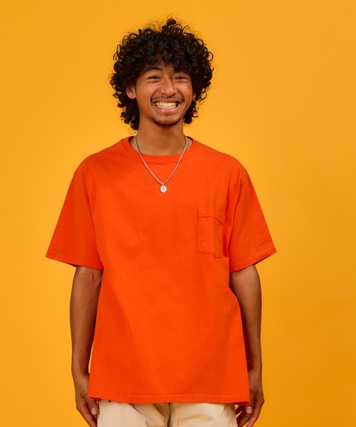 Goodwear(Since1983)(グッドウェア)の「【MADE IN USA】S/S POCKET TEE /ショートスリーブ ポケット ティー(Tシャツ/カットソー・メンズ・オレンジ系その他/ゴールド系その他/パープル系その他/ライトブルー/イエロー系/ミント/グレー系その他/スカイブルー/ブラック/スミクロ/ホワイト/ライトグレー/ブラウン系その他/ピンク系その他/ネイビー・LARGE/X-LARGE/MEDIUM/SMALL)」の14枚目の写真