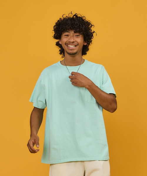 Goodwear(Since1983)(グッドウェア)の「【MADE IN USA】S/S POCKET TEE /ショートスリーブ ポケット ティー(Tシャツ/カットソー・メンズ・オレンジ系その他/ゴールド系その他/パープル系その他/ライトブルー/イエロー系/ミント/グレー系その他/スカイブルー/ブラック/スミクロ/ホワイト/ライトグレー/ブラウン系その他/ピンク系その他/ネイビー・LARGE/X-LARGE/MEDIUM/SMALL)」の8枚目の写真