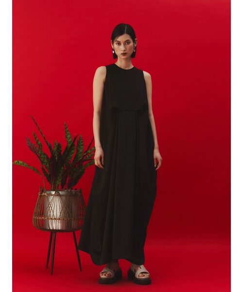 UN3D.(アンスリード)の「CLIONE LINE OP / クリオネラインワンピース(ワンピース・レディース・ブラック/カーキ・36/38)」の11枚目の写真