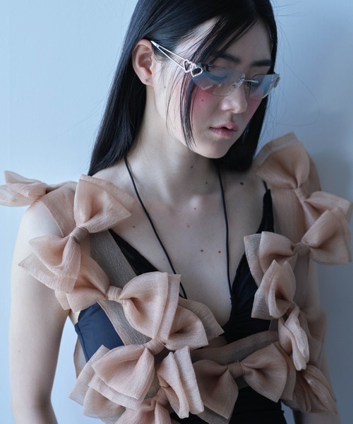 Carmelo（カーメロ）の「Tulle ribbon harness（ベスト）」 - WEAR