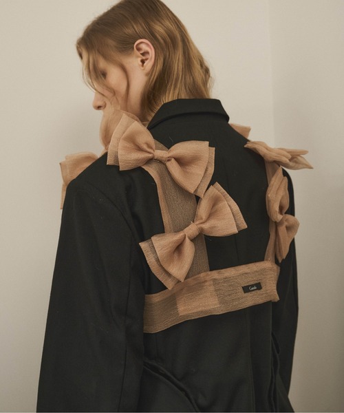 Tulle ribbon harness（ベスト）｜Carmelo（カーメロ）のファッション