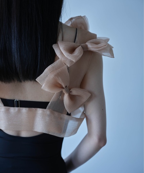 Carmelo（カーメロ）の「Tulle ribbon harness（ベスト）」 - WEAR