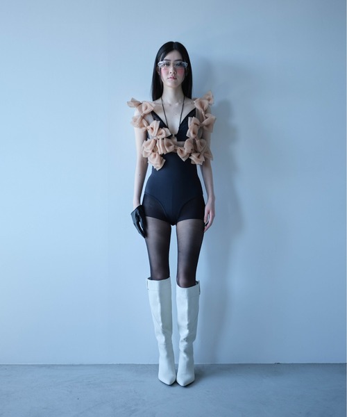 Tulle ribbon harness（ベスト）｜Carmelo（カーメロ）のファッション