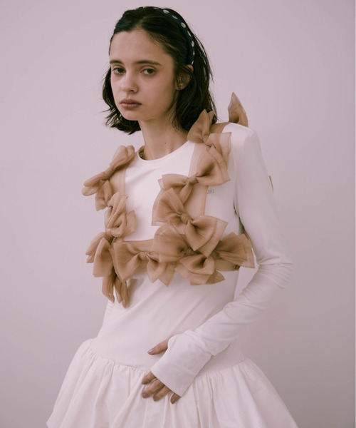 Tulle ribbon harness（ベスト）｜Carmelo（カーメロ）のファッション