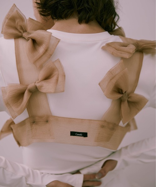Tulle ribbon harness（ベスト）｜Carmelo（カーメロ）のファッション