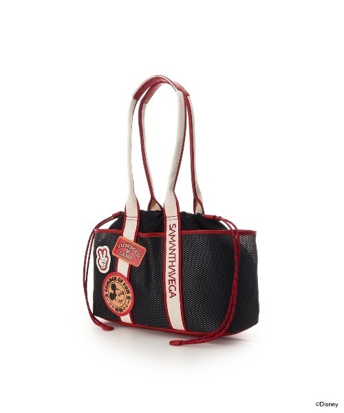 SAMANTHAVEGA(サマンサベガ)の「「ミッキーマウス&フレンズ」ロゴテープトートバッグ(ミッキーマウス)(トートバッグ・レディース・ブラック・FREE)」の5枚目の写真