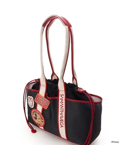 SAMANTHAVEGA(サマンサベガ)の「「ミッキーマウス&フレンズ」ロゴテープトートバッグ(ミッキーマウス)(トートバッグ・レディース・ブラック・FREE)」の6枚目の写真