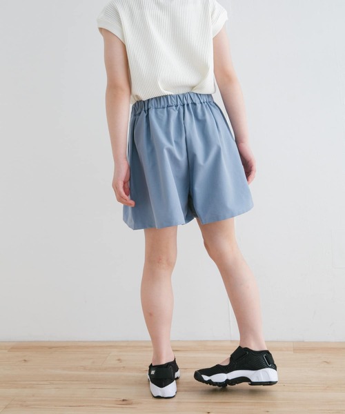 URBAN RESEARCH DOORS(アーバンリサーチドアーズ)の「『WEB/一部店舗限定サイズ』フロントボタンキュロットパンツ(KIDS)(その他パンツ・キッズ・ベージュ/ブルー・105/120/135/150)」の9枚目の写真