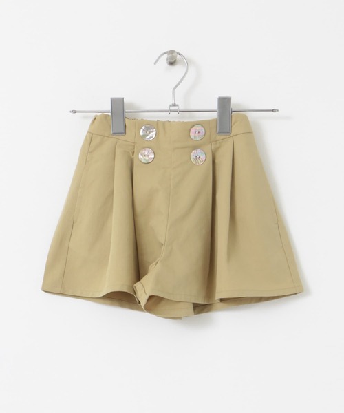 URBAN RESEARCH DOORS(アーバンリサーチドアーズ)の「『WEB/一部店舗限定サイズ』フロントボタンキュロットパンツ(KIDS)(その他パンツ・キッズ・ベージュ/ブルー・105/120/135/150)」の13枚目の写真