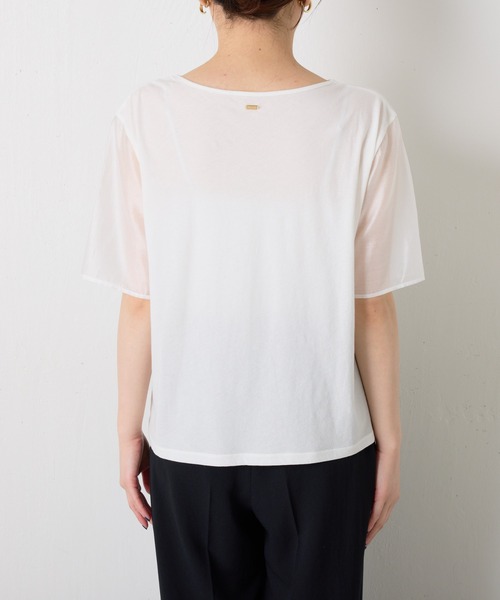 セール】ハーフスリーブコンビシアーTシャツ（Tシャツ