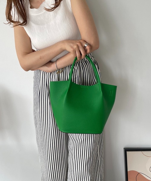 antic rag（アンティックラグ）の「ショルダー付きハンドバッグ（ハンドバッグ・レディース・サックスブルー/ブラック/シルバー/グリーン・FREE）」の3枚目の写真