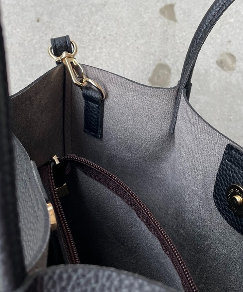 antic rag（アンティックラグ）の「ショルダー付きハンドバッグ（ハンドバッグ・レディース・サックスブルー/ブラック/シルバー・FREE）」の15枚目の写真