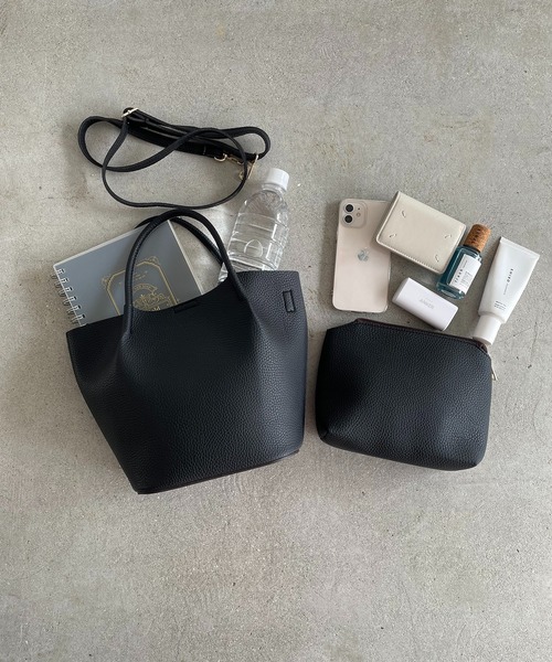 antic rag（アンティックラグ）の「ショルダー付きハンドバッグ（ハンドバッグ・レディース・サックスブルー/ブラック/シルバー・FREE）」の12枚目の写真