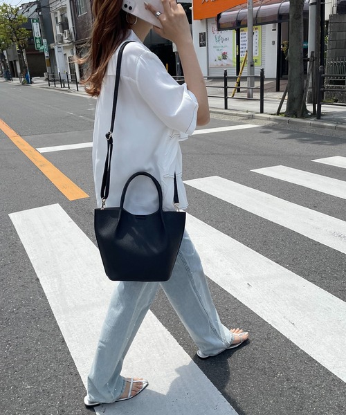 antic rag（アンティックラグ）の「ショルダー付きハンドバッグ（ハンドバッグ・レディース・サックスブルー/ブラック/シルバー・FREE）」の4枚目の写真