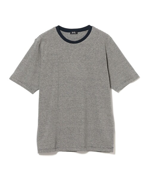 BRILLA per il gusto(ブリッラペルイルグースト)の「コットンヘンプ ミニボーダー Tシャツ(Tシャツ/カットソー・メンズ・ネイビー/ブラック系その他3・S/M/XL/L)」の20枚目の写真