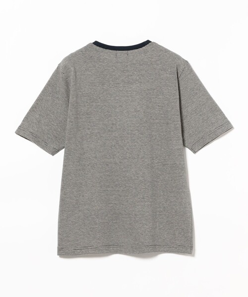 BRILLA per il gusto(ブリッラペルイルグースト)の「コットンヘンプ ミニボーダー Tシャツ(Tシャツ/カットソー・メンズ・ネイビー/ブラック系その他3・S/M/XL/L)」の22枚目の写真