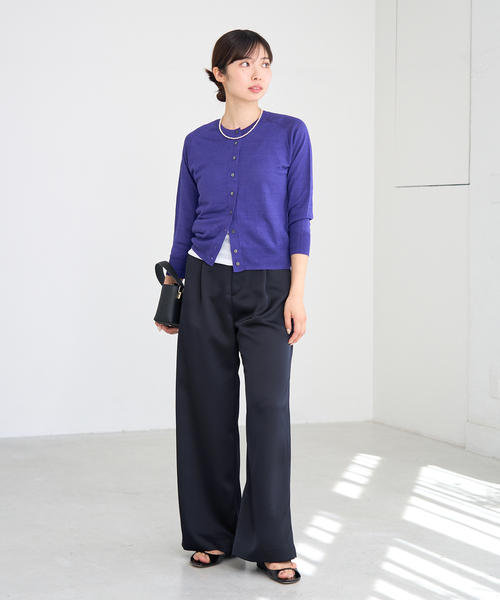 新品　IENA イエナ　スーピマ　チノパン　紺　パンツ　サイズ38 新品 IENA イエナ スーピマ チノパン 紺 パンツ サイズ38