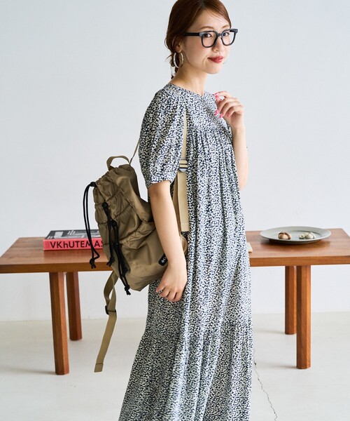 セール】限定展開 花柄 マキシ 半袖 ワンピース（ワンピース