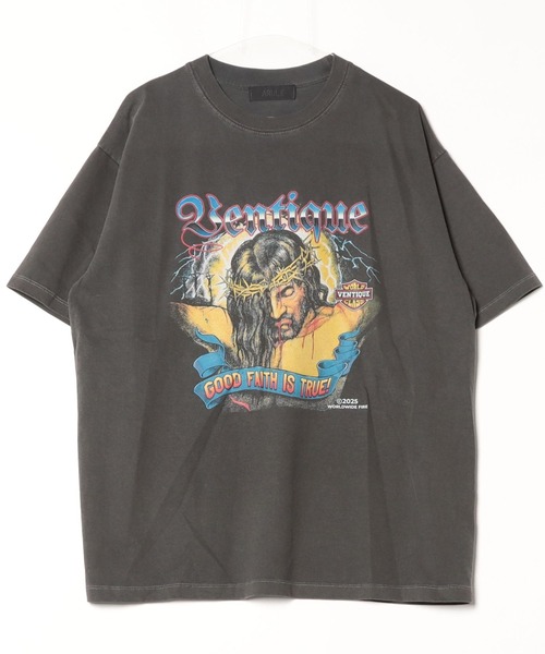 tシャツ A'GEM/9 × .kom 「ARULE/アルール」 /キリストTシャツ レディース ARULE tシャツ A'GEM/9 × .kom 「ARULE/アルール」 /キリストT
