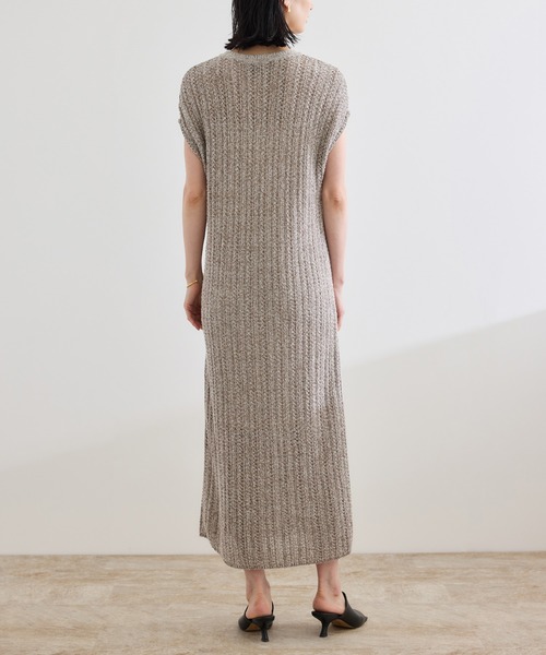 COOHEM（コーヘン）】SHADOW STRIPE KNIT ONE-PIECE【WEB・一部
